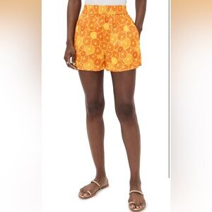 Never Fully Dressed Citrus Print High Waist Shorts